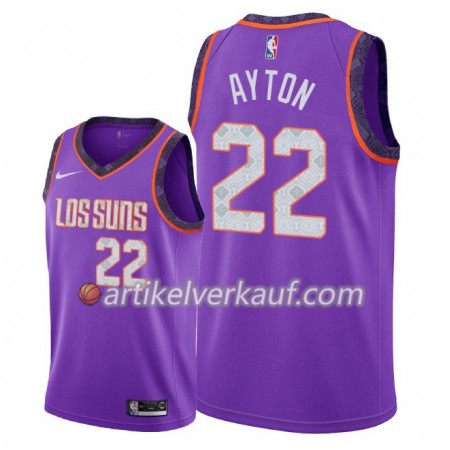 NBA Phoenix Suns Trikot Deandre Ayton 22 2018-19 Nike City Edition Lila Swingman - Herren